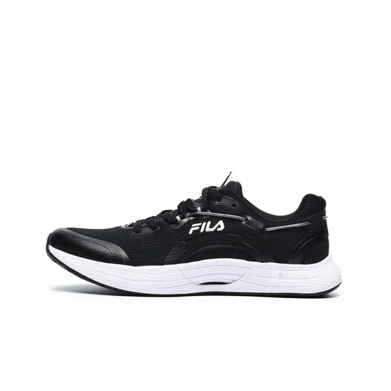 FILA XFT Shock Absorbers With Slip Resistant And Abrasion Resistant Properties Low Top Casual Running Shoes Men's Black-0