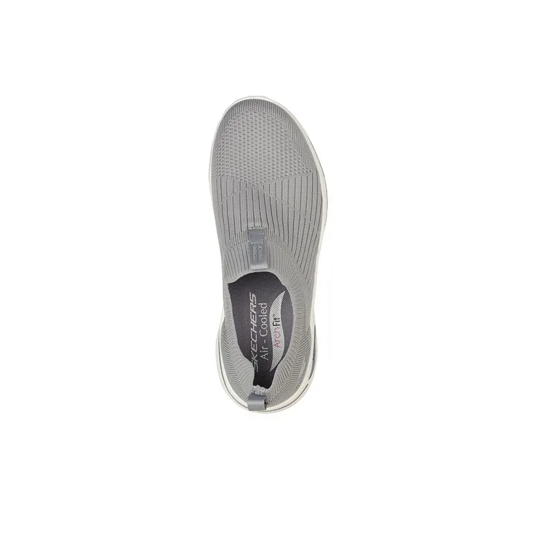 Skechers Go Walk Arch Fit -Iconic Cushioning Anti-Slip Wear-Resistant Breathability Low-Top Casual Shoes Women's Gray-3