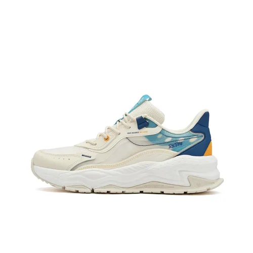 361° Anti-Slip Wear-Resistant Low-Top Casual Shoes Men's Sago Green
