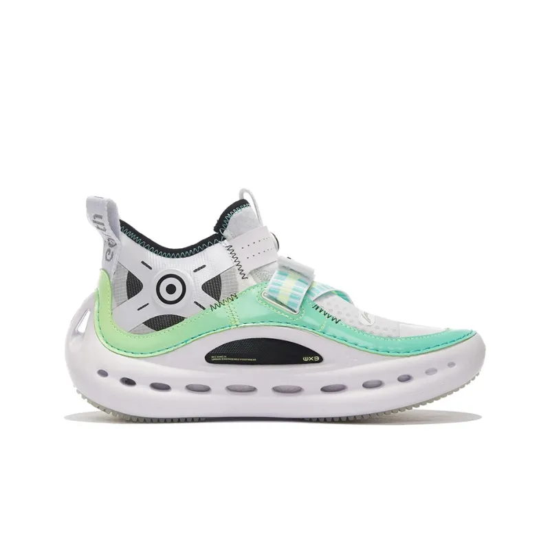 LiNing WU XING 3 Rebound Cushioning Wear Resistant Slip Resistant Mid Top Sports Casual Shoes Men's White-1