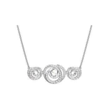 Swarovski Generation Rhodium Plated Necklaces Women's