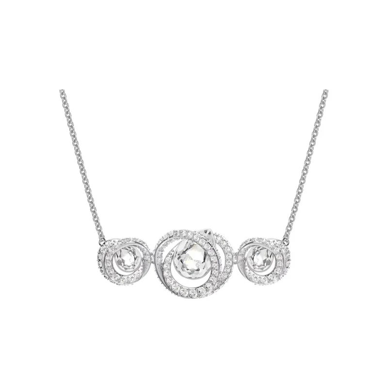 Swarovski Generation Rhodium Plated Necklaces Women's-0