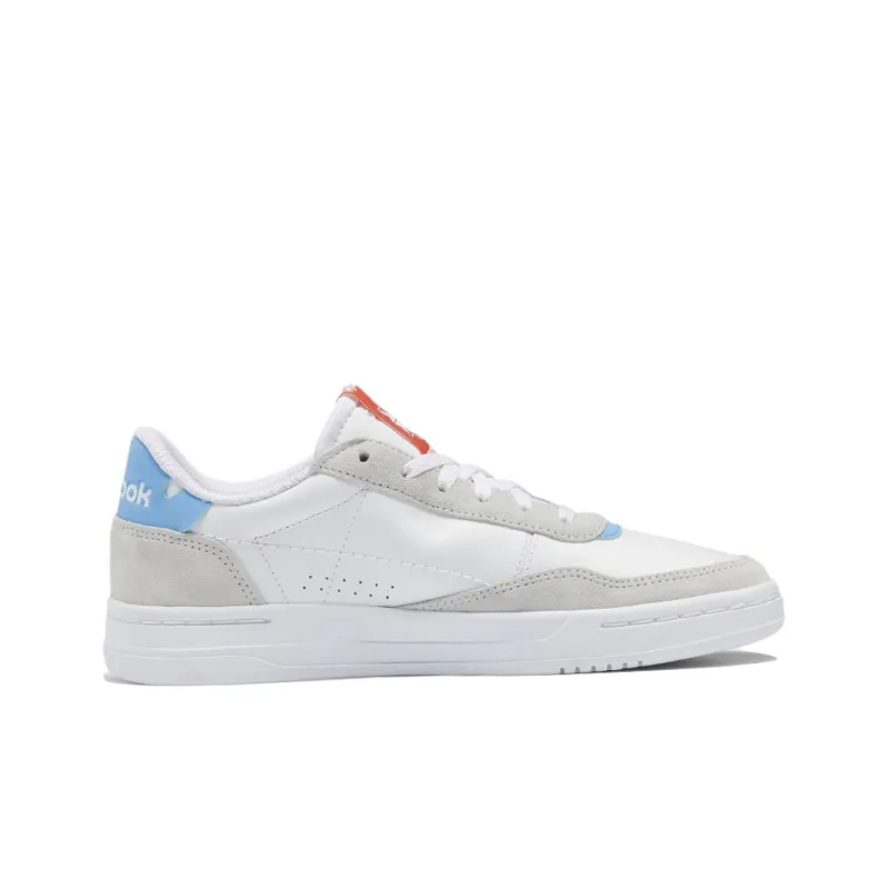 Reebok Court Peak Skateboard Shoes Women's Low-Top White/Gray-1