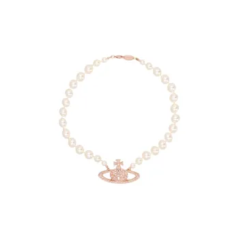 Vivienne Westwood Orb Charm Embellished Necklace