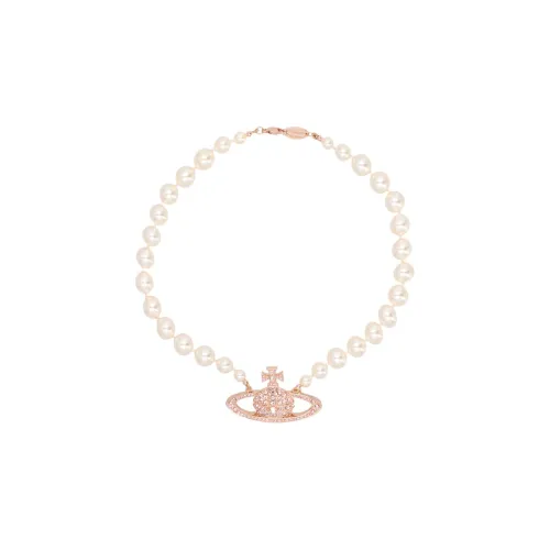 Vivienne Westwood Orb Charm Embellished Necklace