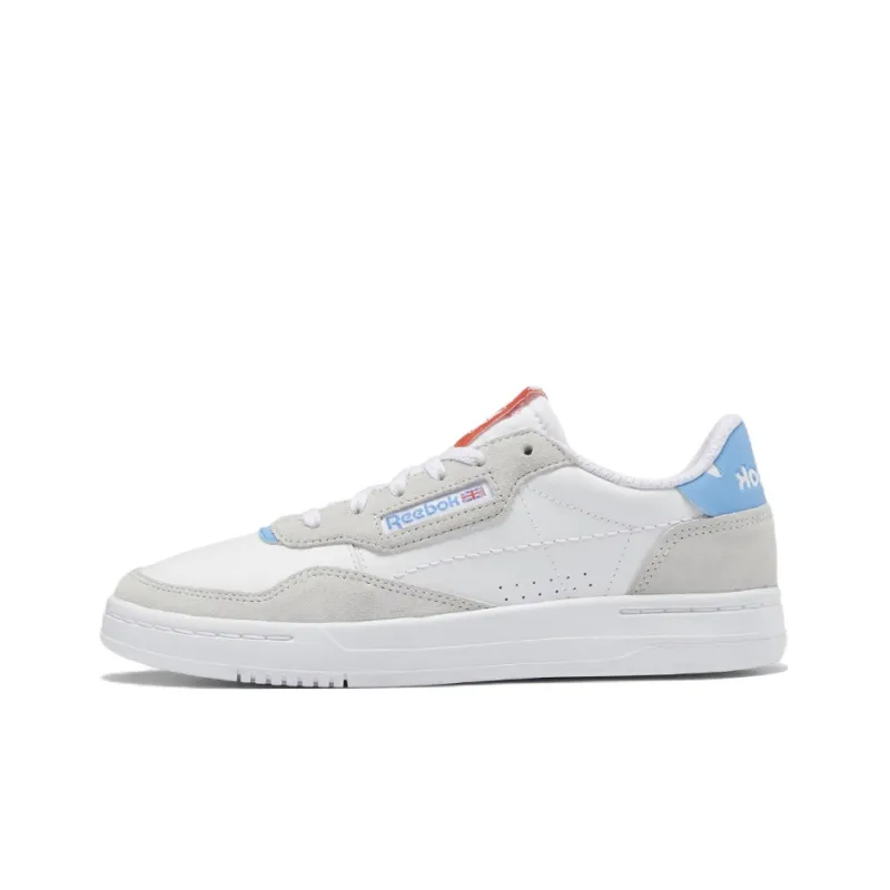 Reebok Court Peak Skateboard Shoes Women's Low-Top White/Gray-0