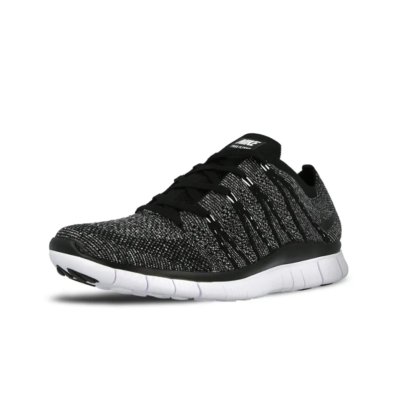 Nike Free Flyknit Cushioning Anti-Slip And Wear-Resistant Low-Top Athletic Shoes Men's Black Gray Color-2