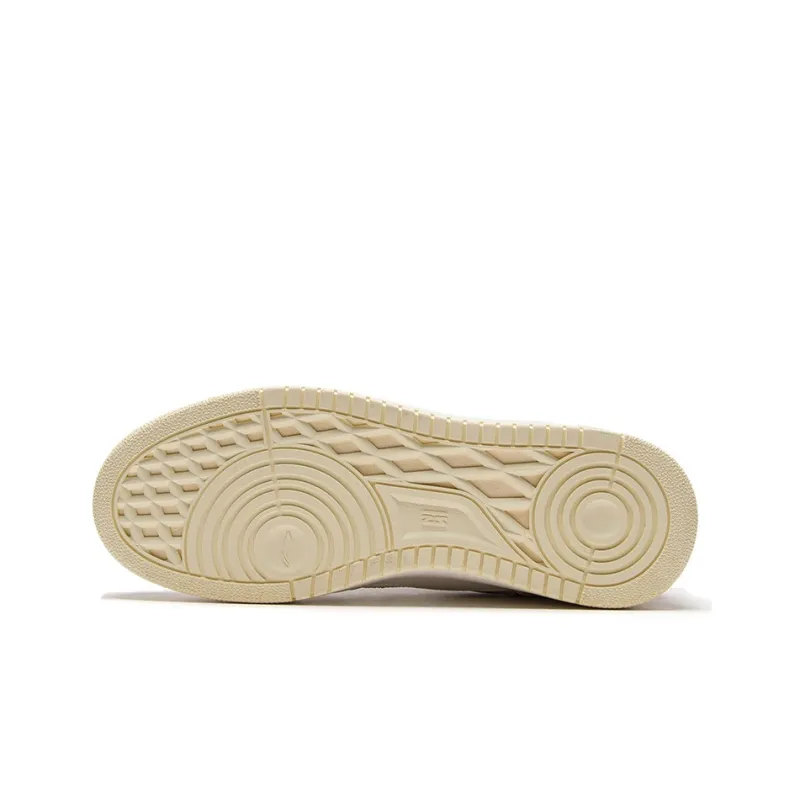 LiNing Slip Resistant, Abrasion Resistant, Balance, Lightweight Low Top Skateboard Shoes Men's White Orange-6