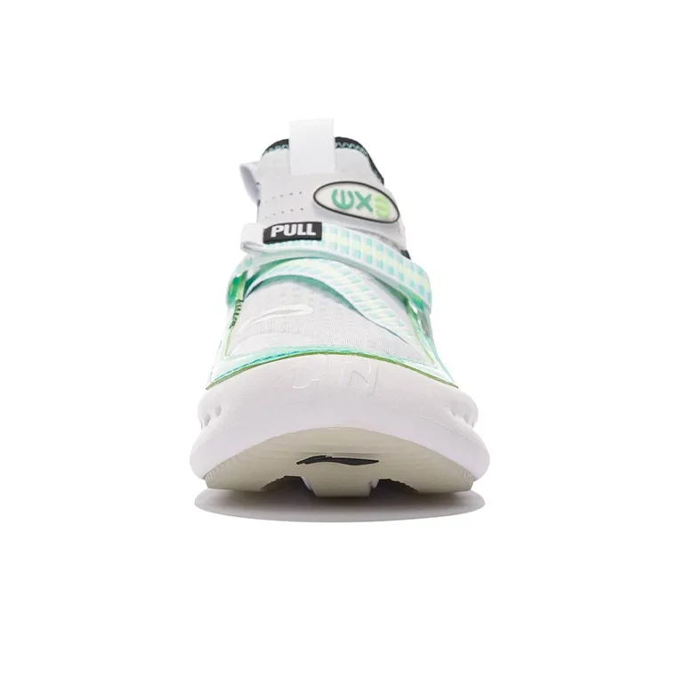 LiNing WU XING 3 Rebound Cushioning Wear Resistant Slip Resistant Mid Top Sports Casual Shoes Men's White-4