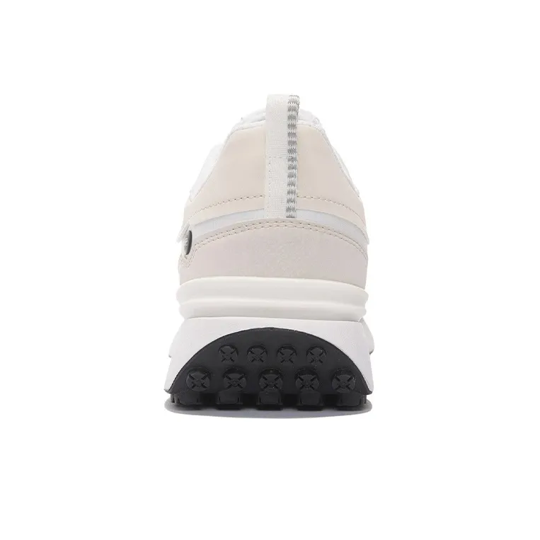 LiNing Fangyuan Classic Cushioning Anti Slip And Wear Resistant Low Top Sports Casual Shoes Women's White Sand Gray-5