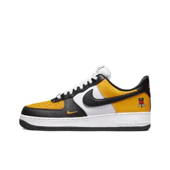 Nike Air Force 1 Low '07 LV8 Black Gold Jersey Mesh