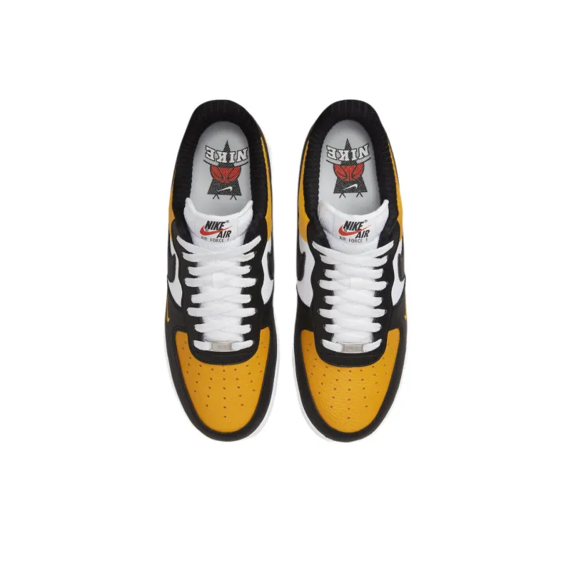 Nike Air Force 1 Low '07 LV8 Black Gold Jersey Mesh-3