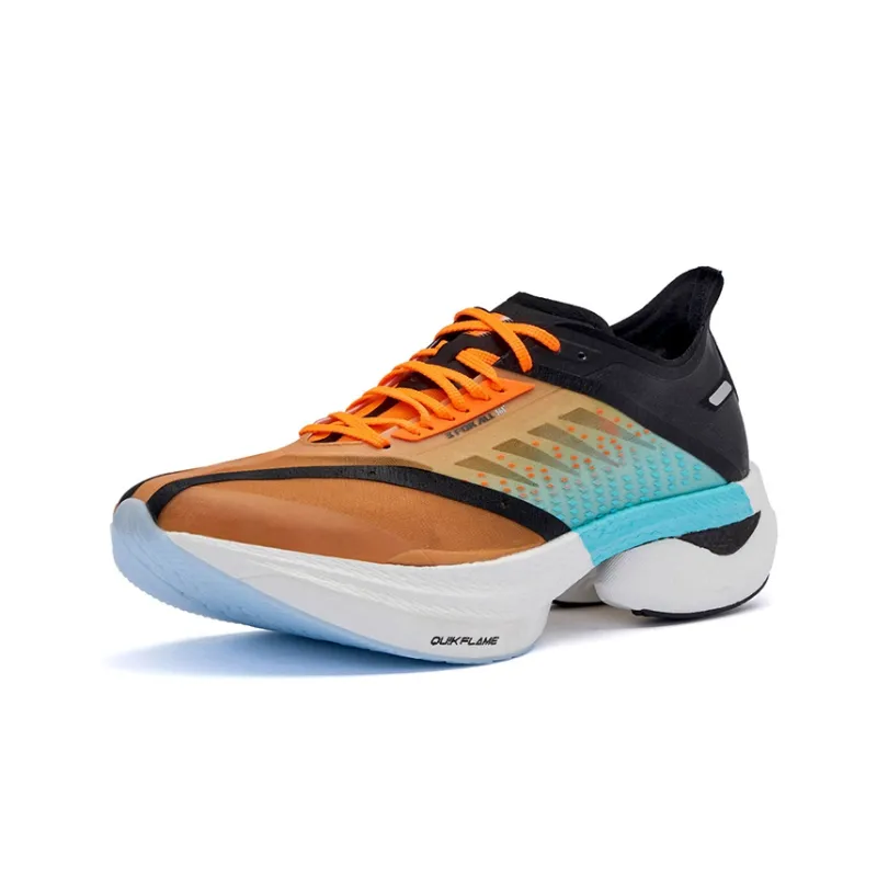361° Speeding Full Speed Ahead Cushioning Anti-Slip And Wear-Resistant Low-Top Running Shoes Orange Black-2