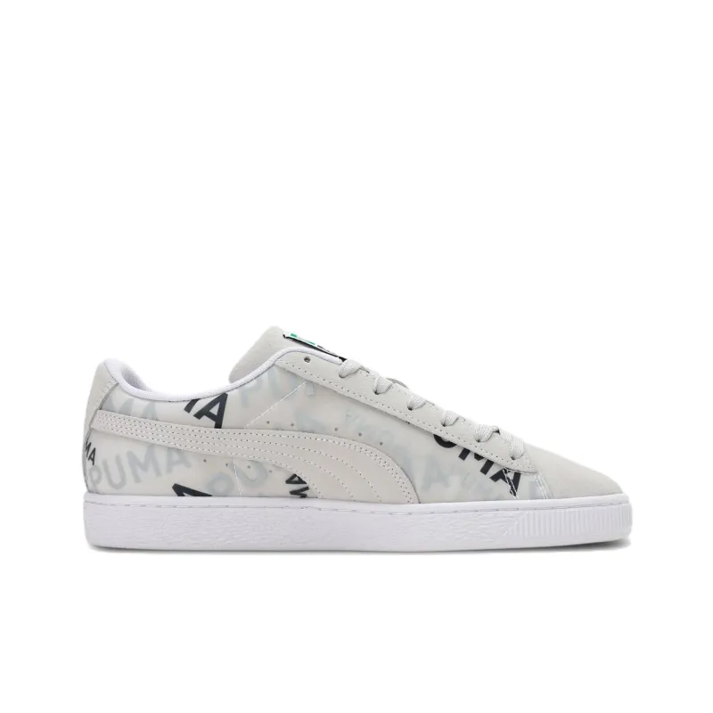 Puma Suede Gray Black White-1