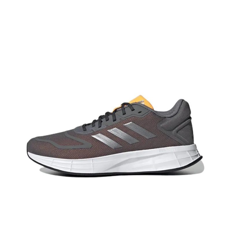 Adidas Duramo 10 Wear-Resistant Low-Top Running Shoes Men's Gray Yellow-0