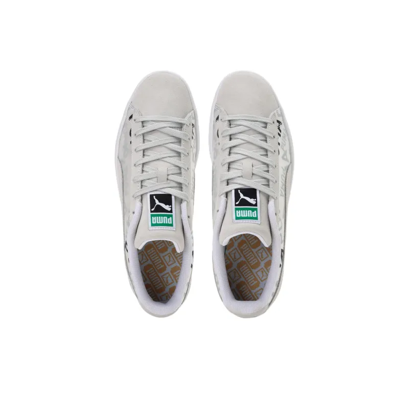 Puma Suede Gray Black White-2