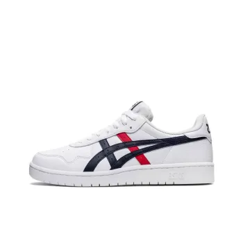 Asics JAPAN S Anti-Slip Wear-Resistant Low-Top Skateboard Shoes Men's White Black Red