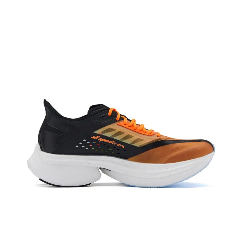 361° Speeding Full Speed Ahead Cushioning Anti-Slip And Wear-Resistant Low-Top Running Shoes Orange Black-1