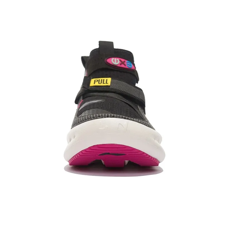 LiNing WU XING 3 Cushioning Anti Slip And Wear Resistant Mid Top Sports Casual Shoes Men's Black Gray Color-4