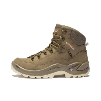 Lowa Renegade Hiking / Trekking Shoes Women's High Top Sand/Apricot Yellow