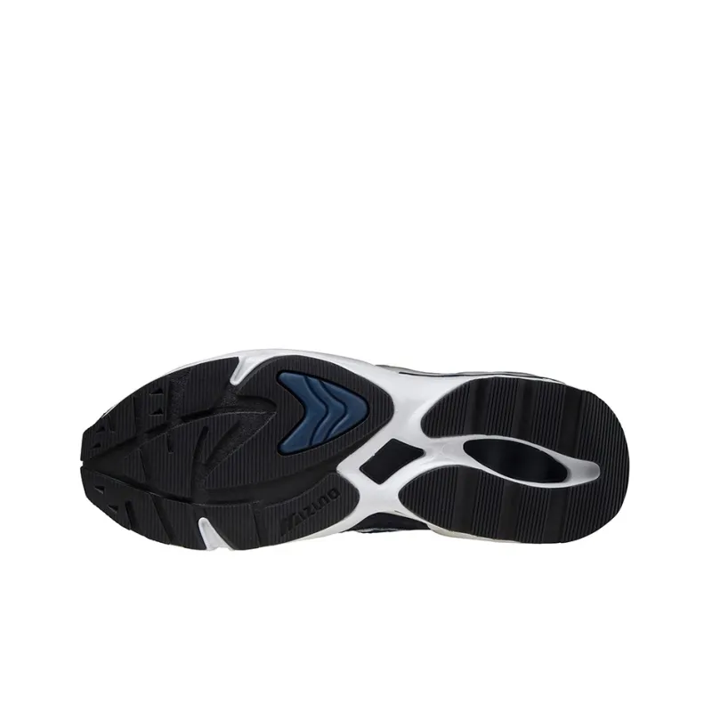 Mizuno Wave Rider 1 Anti-Slip And Wear-Resistant Breathable Low-Top Casual Shoes Unisex Blue White-4
