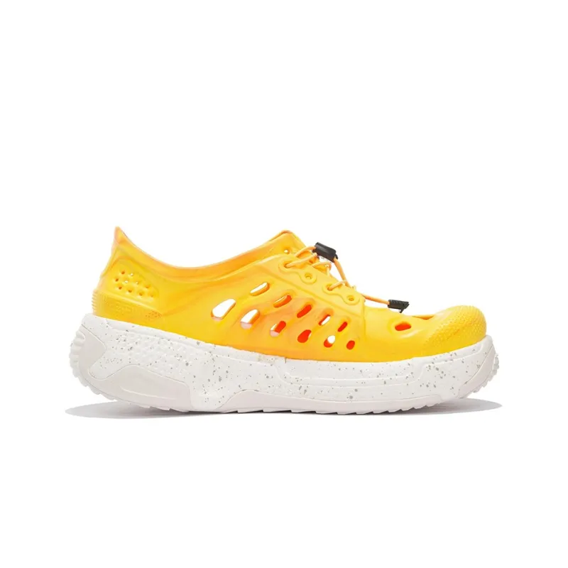 LiNing Pan Gu Trek Casual Shoes Women's Low Top Bright Yellow/Fluorescent Sweet Orange-1