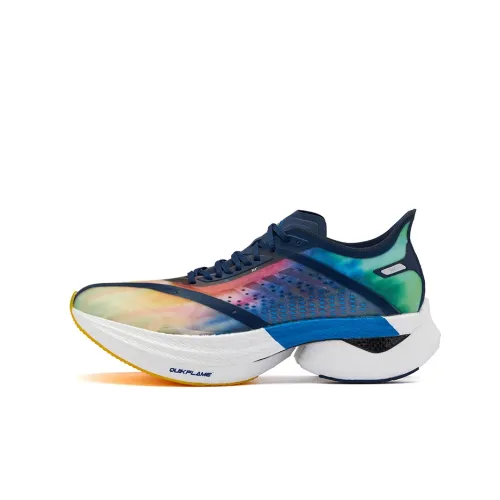 361° Speeding Cushioned Anti Slip Wear Resistant Breathable Lightweight Low Top Running Shoes Men's Teal