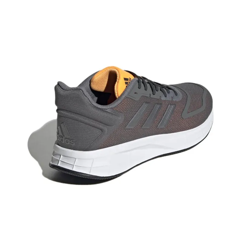 Adidas Duramo 10 Wear-Resistant Low-Top Running Shoes Men's Gray Yellow-3