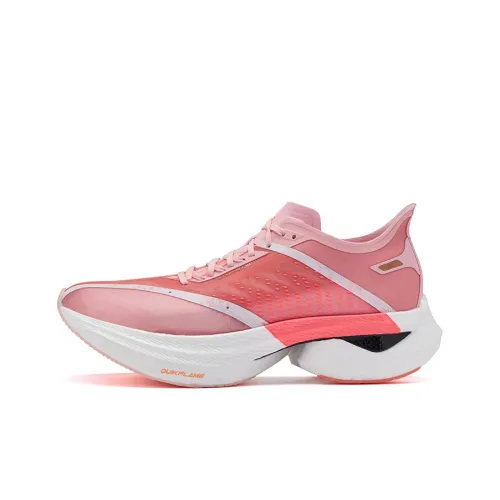 361° Speeding People Are Very Stylish Cushioning Anti Slip And Wear Resistant Low Top Running Shoes Pink
