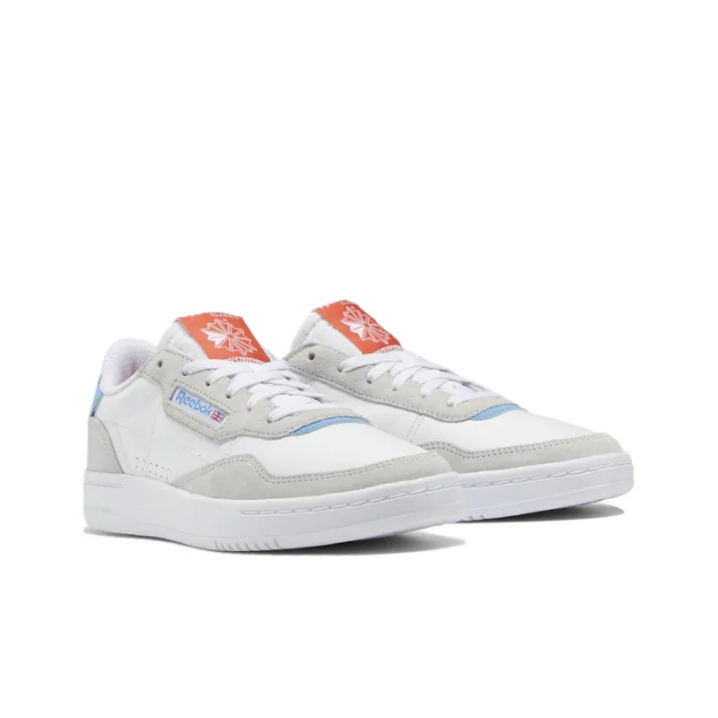 Reebok Court Peak Skateboard Shoes Women's Low-Top White/Gray-2