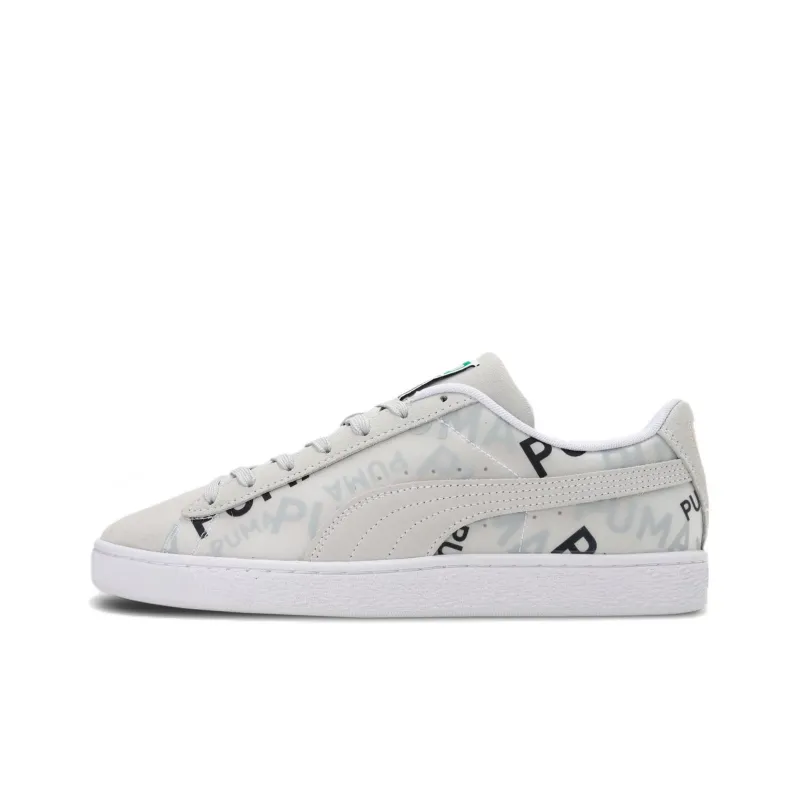 Puma Suede Gray Black White-0
