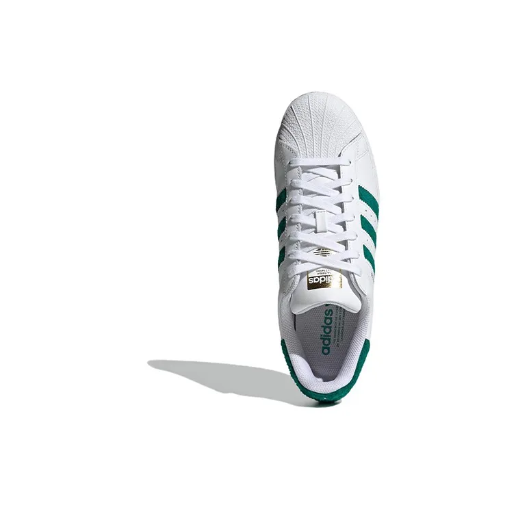 Adidas Superstar Chenille Stripes Cloud White Green-4