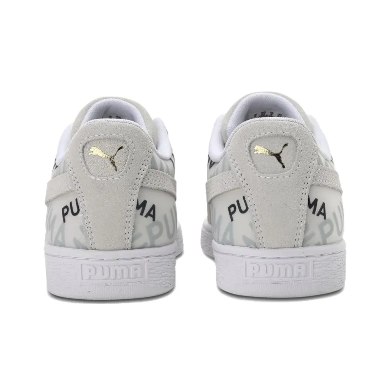 Puma Suede Gray Black White-3