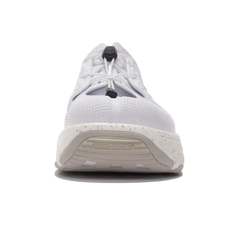 LiNing Pan Gu Trek Breathable And Resilient Low Top Sports Casual Shoes Men's Standard White-4