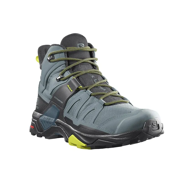 SALOMON X Ultra 4 Hiking / Trekking Shoes Men Mid-Top Black/Blue-1
