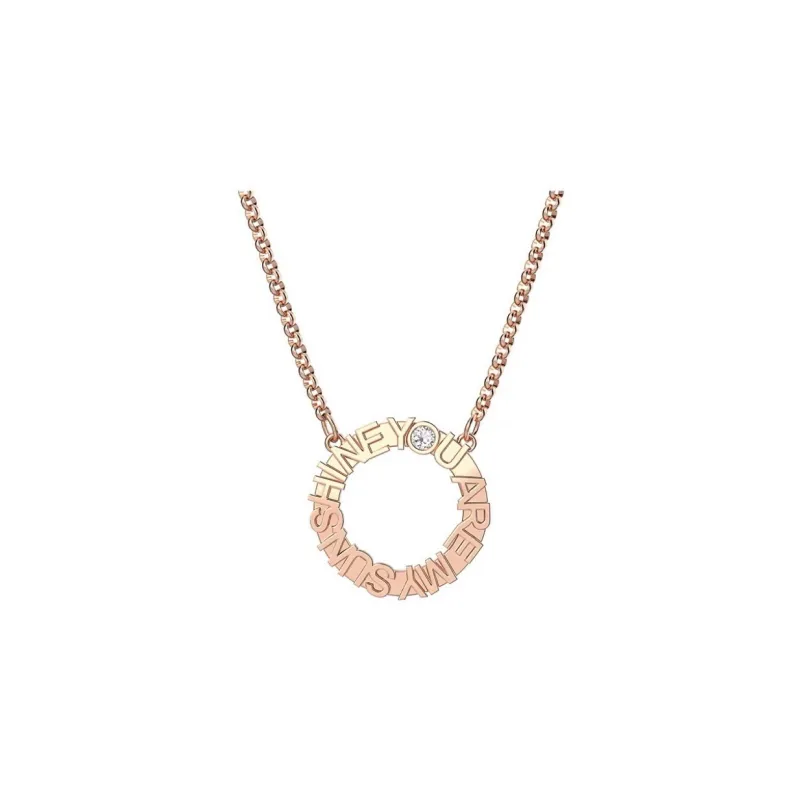 Swarovski Admiration Artificial Crystal Necklaces Women's Rose Gold-1