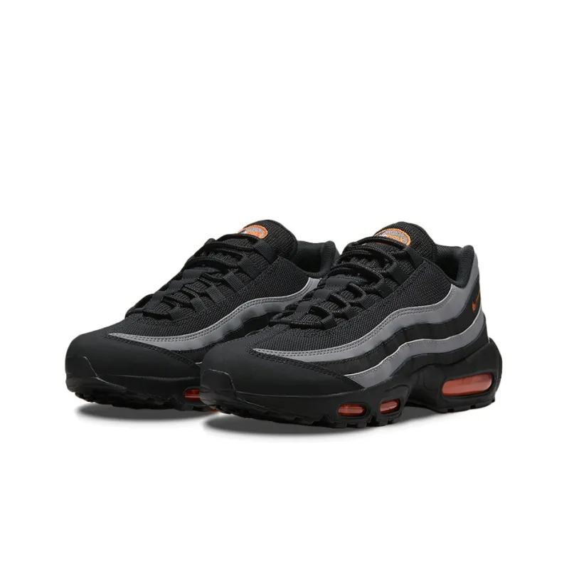 Nike Air Max 95 Black Grey Safety Orange-2