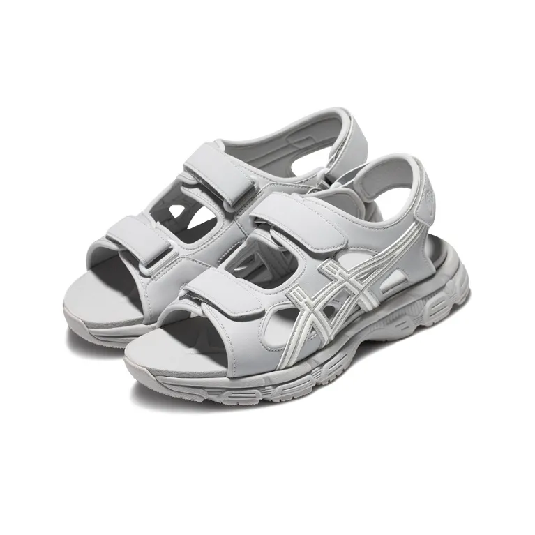 Asics Kahana Sd Outdoor Sports Unisex Gray White Sandals 'Gray White'-2