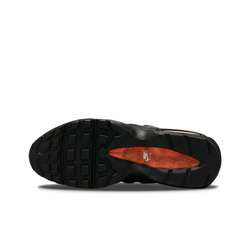Nike Air Max 95 Black Grey Safety Orange-5