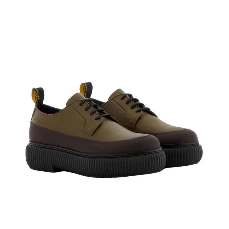 Lanvin Arpege Derbies Khaki Brown Black-2