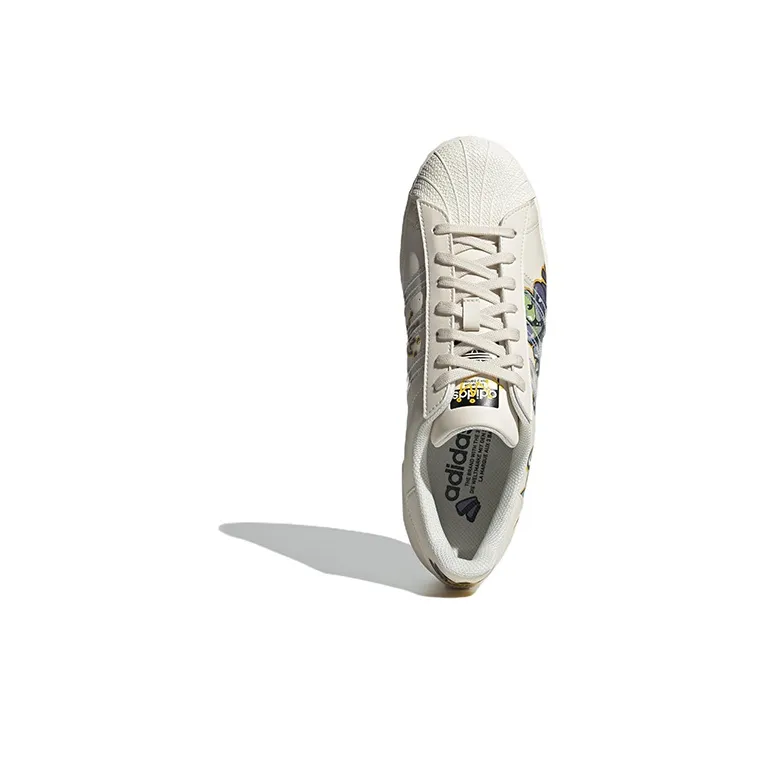 Adidas Originals Superstar 'White Purple Green'-4
