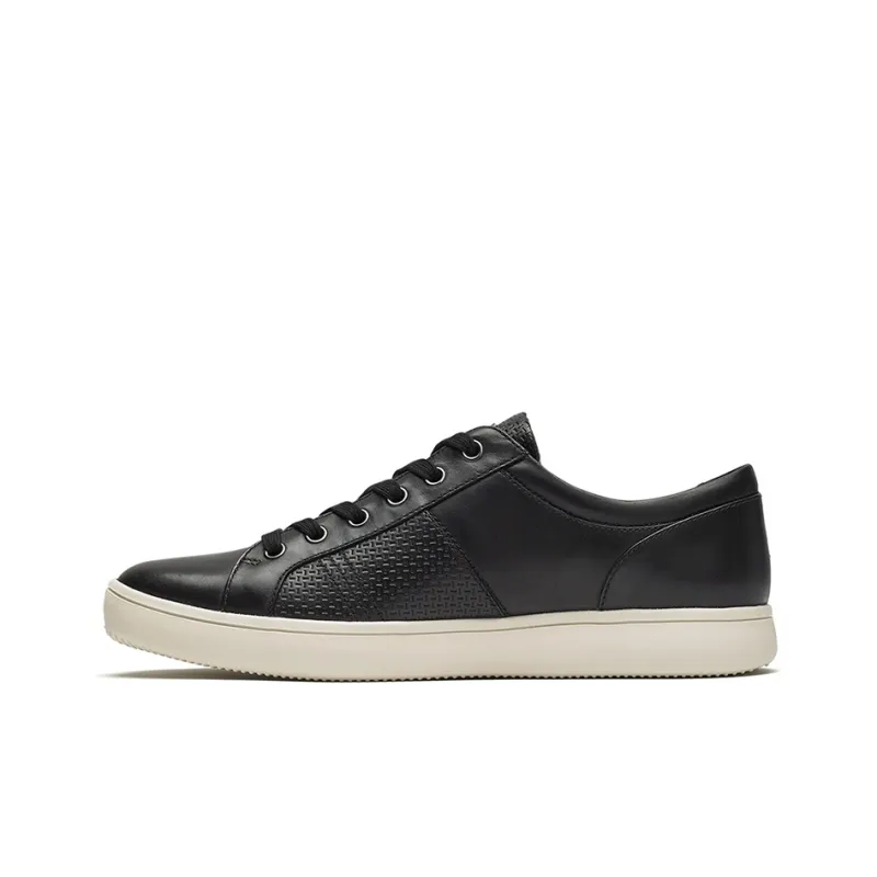 ROCKPORT Skateboard Shoes Men Low-Top Black-0
