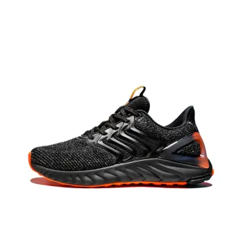PEAK Low Top Running Shoes Men's Black Red