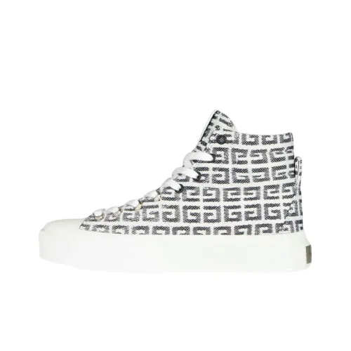 Givenchy Skateboard Shoes Women's High-Top Black/White