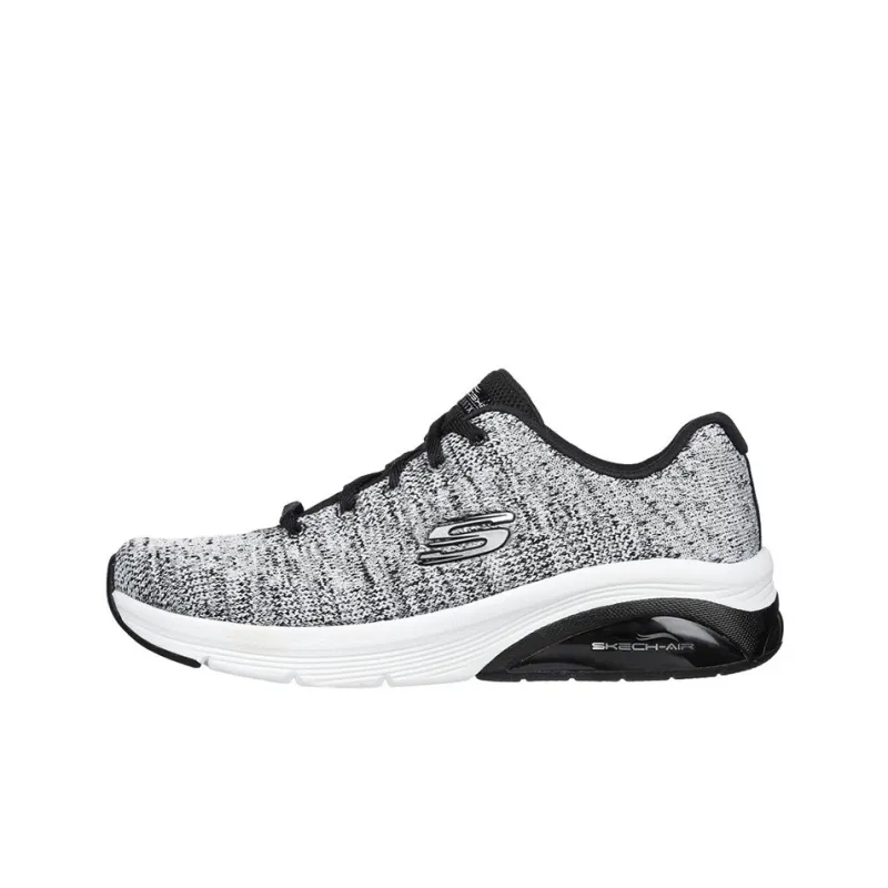 Skechers SKECH-AIR EXTREME 2.0 Cushioning Anti-Slip And Wear-Resistant Low-Top Casual Shoes Women's White Black-0
