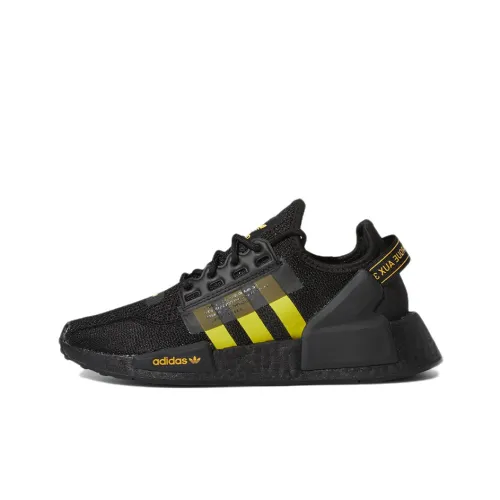 Adidas Originals NMD_R1 V2 J 'Black Yellow Gradient' Gs