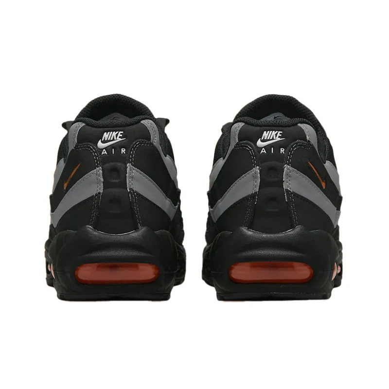 Nike Air Max 95 Black Grey Safety Orange-4