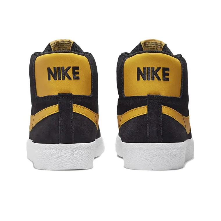 Nike Sb Zoom Blazer Mid Black University Gold-4