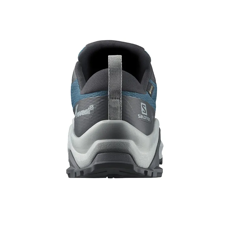 SALOMON Gore Tex Hiking / Trekking Shoes Men Low Top Blue/Black-3