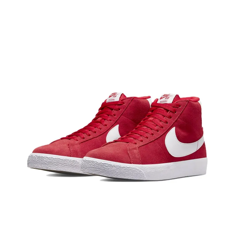 Nike Sb Zoom Blazer Mid University Red-2